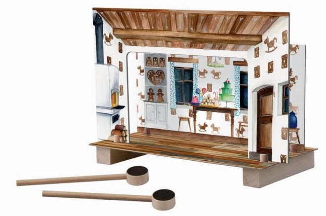 Théâtre Magnétique Maison en Pain d'épice