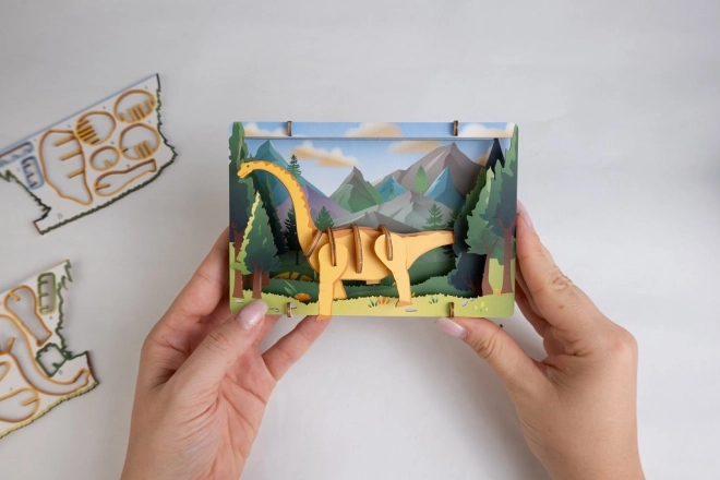 EscapeWelt 3D puzzle en bois Brontosaure