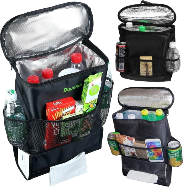 Organiseur de siège auto avec sac isotherme