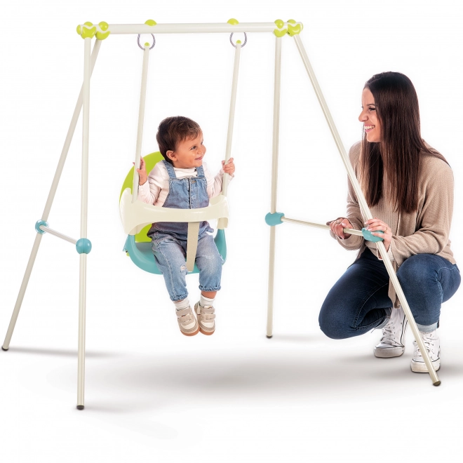 Balançoire Bébé 120 cm, structure métallique