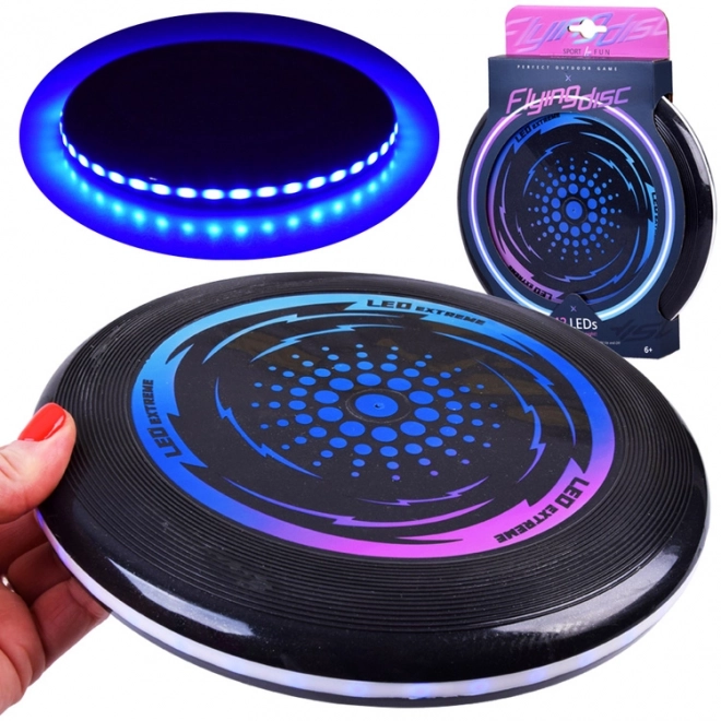 Disque volant avec éclairage LED