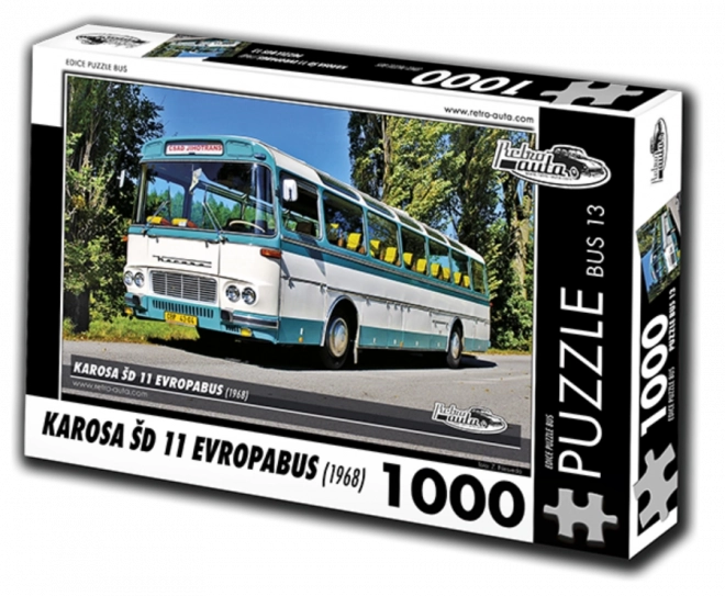 Puzzle Rétro-Véhicules BUS Karosa ŠD 11 Evropabus 1000 pièces
