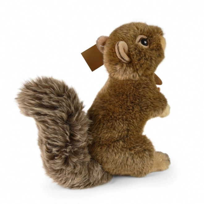 Écureuil en peluche avec noisette 20 cm ÉCOLOGIQUE