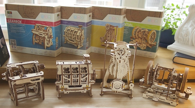 Ugears puzzle 3D - Caisse enregistreuse, 157 pièces