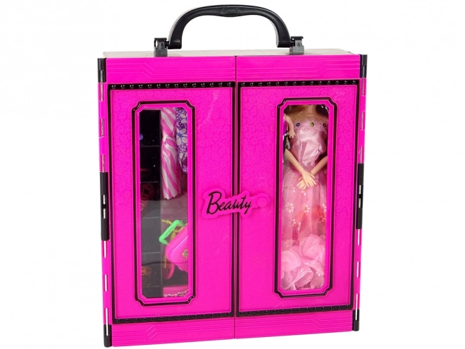 Robe pour poupées Accessoires Robe pour poupées Placard Valise