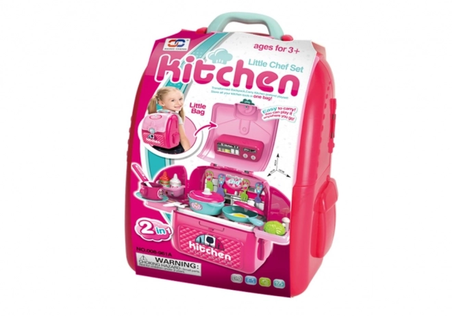Ensemble de cuisine en sac à dos