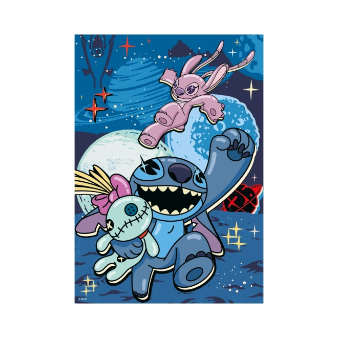 Puzzle Lilo & Stitch Néon 100 Pièces XXL