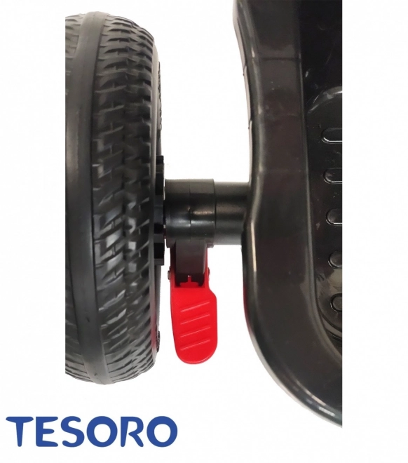 Tricycle rotatif 360 BT-13 Cadre blanc - bleu foncé