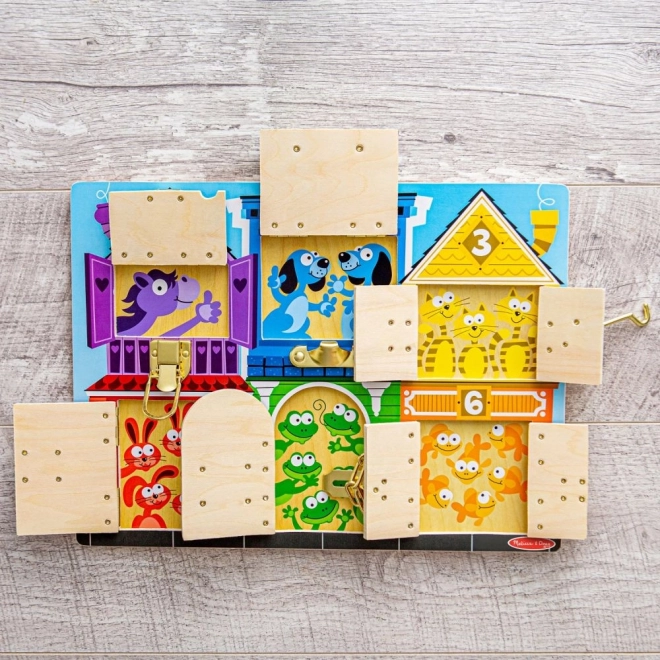 Serrures et panneau de sécurité Melissa and Doug