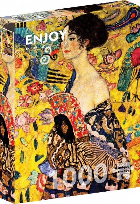 ENJOY puzzle La Dame à l'éventail de Gustav Klimt 1000 pièces