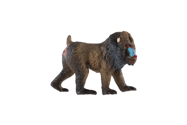 Mandrill joue en plastique 7cm en sachet