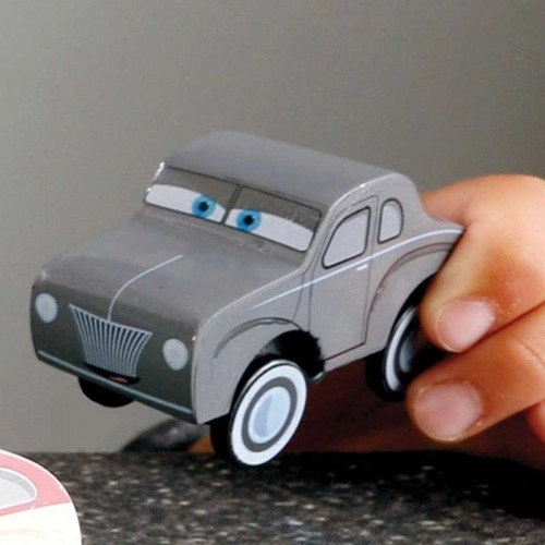 KidKraft Disney Cars – Ensemble de 3 voitures de course en bois