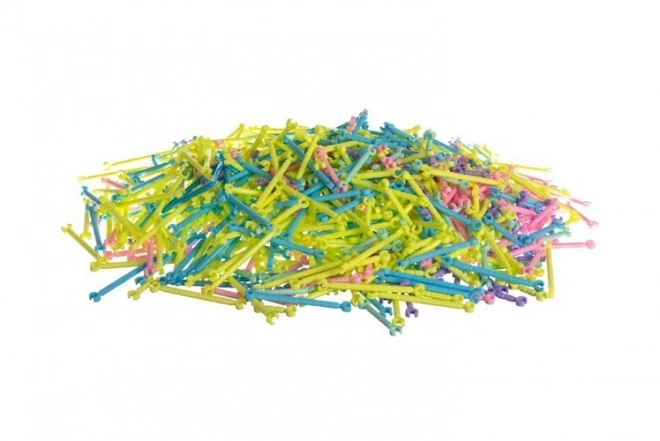 Kit de construction en paillettes avec connecteurs 1000 pcs