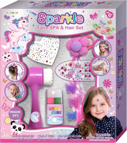 Coffret cosmétique pour cheveux pour enfants – studio coiffure