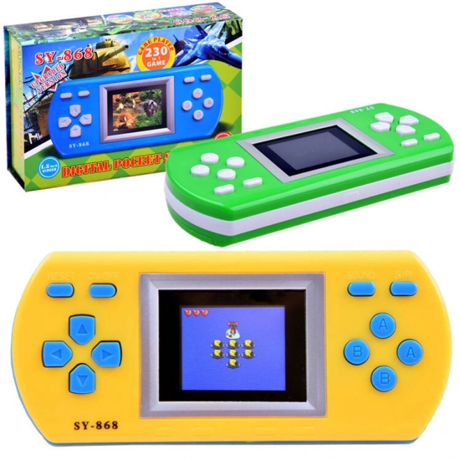 Console de jeu électronique de poche avec 230 jeux