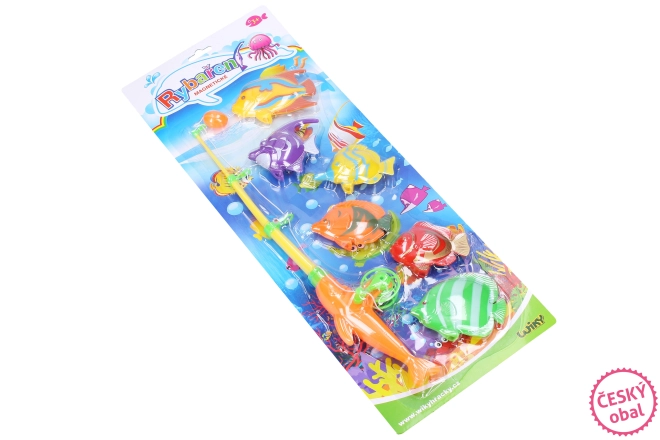 Canne à pêche magnétique 40 cm - emballage tchèque