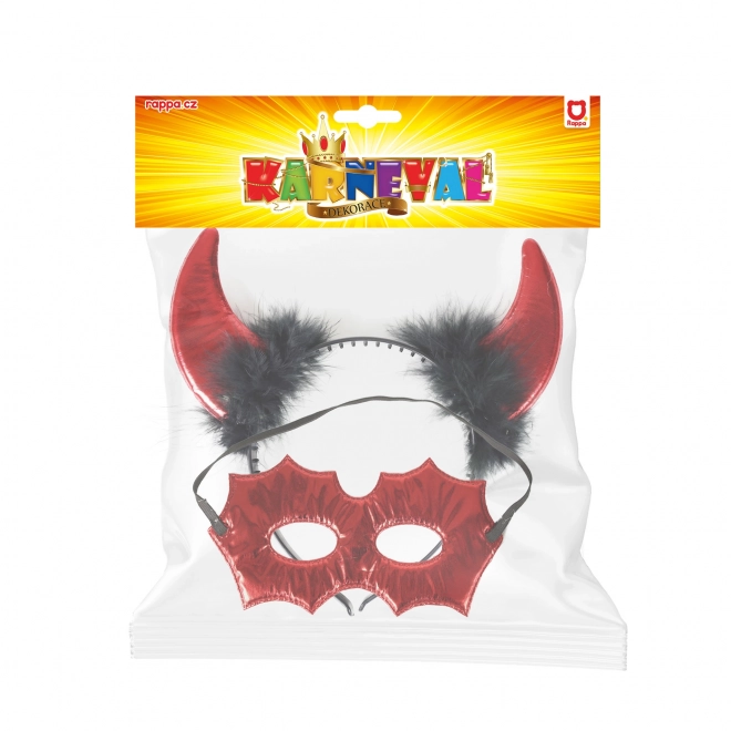 bandeau de diable avec masque