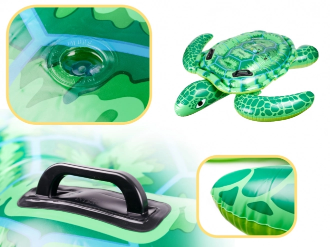 Matelas gonflable tortue INTEX pour enfants avec poignées 150cm