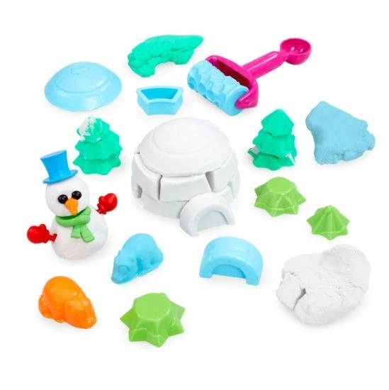 Sable Kinetique Super Sand Bonhomme de Neige