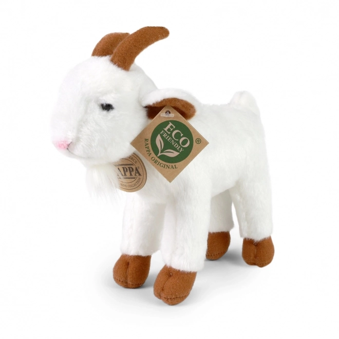 Chèvre en peluche debout 20 cm ÉCOLOGIQUE