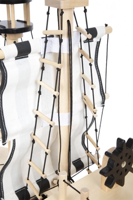 Navire pirate en bois pour enfants
