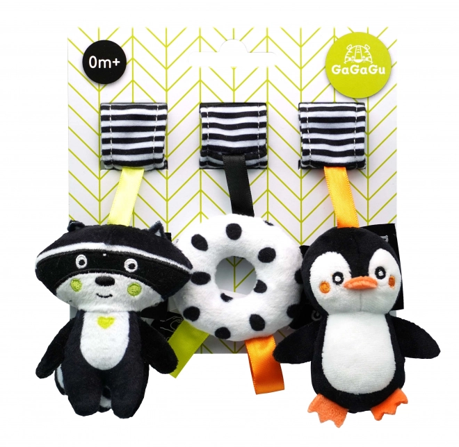 Jouet en peluche suspendu raton laveur