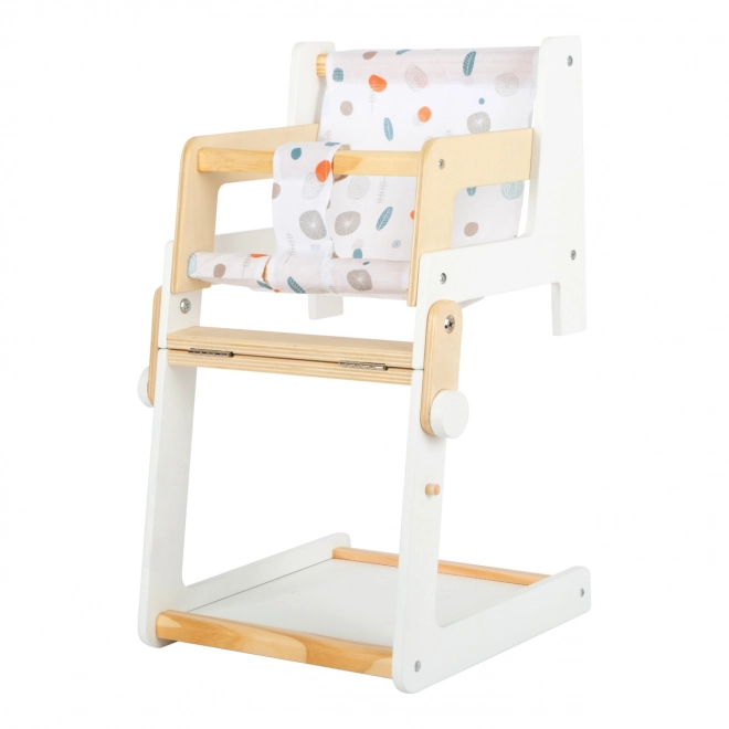 Petite Chaise Haute Multi-fonctions pour Poupées Little Button