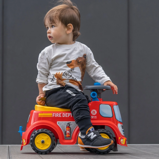 Camion de pompier roulant avec klaxon pour enfants par FALK