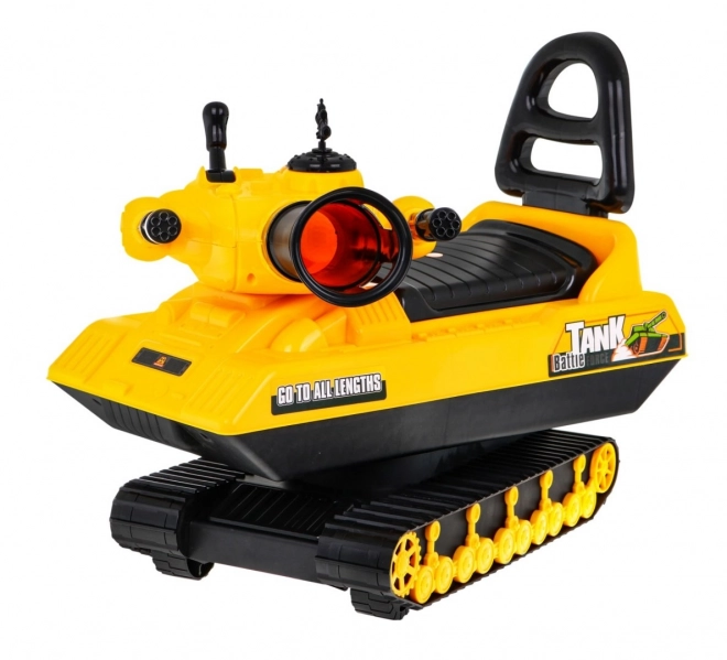 Tank de conduite pour enfants 3 en 1 avec tourelle pivotante et klaxon