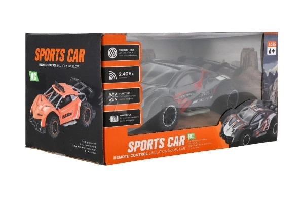Voiture RC sportive 2,4GHz gris-turquoise 20cm – Gris-rouge