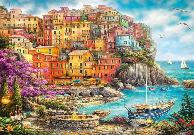 Puzzle Cherry Pazzi – belle journée à Cinque Terre 2000 pièces