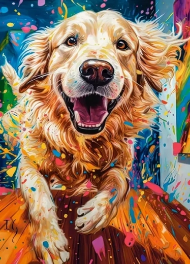 Puzzle Joie canine 260 pièces CASTORLAND