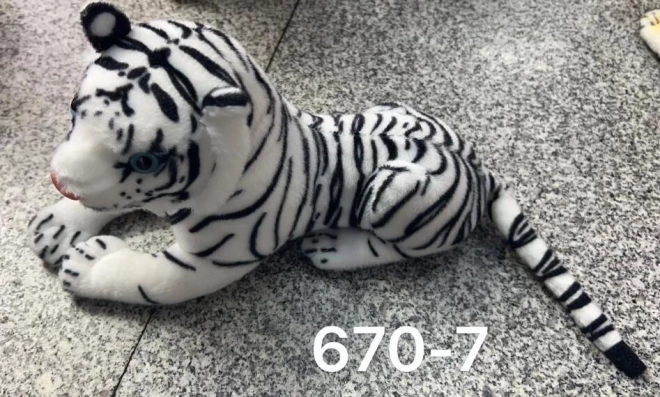 Tigre blanc en peluche