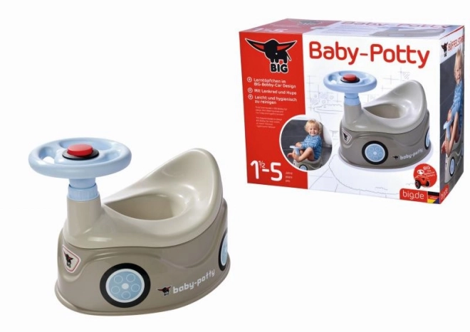 Pot avec volant gris