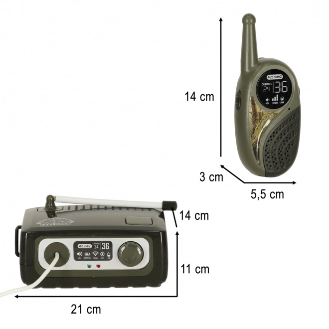 Ensemble de Walkie Talkie pour Enfants avec unité centrale Explorer