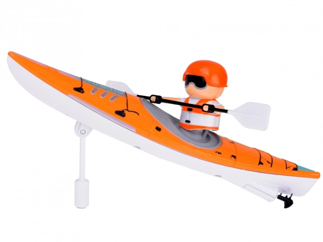 Kayak éclairé avec rameur à télécommande