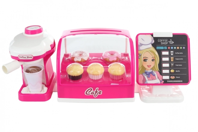 Café sur piles avec accessoires