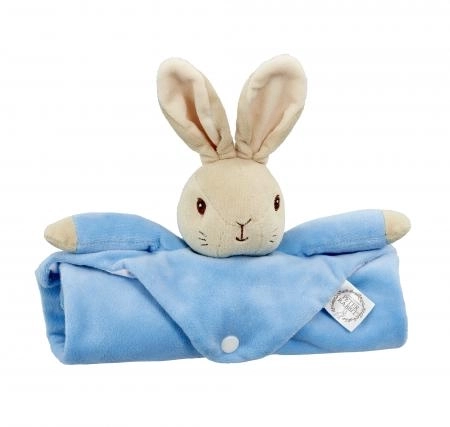 Couverture Peluche Lapin Pierre Arc-en-ciel