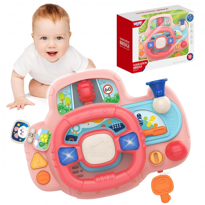 Volant Interactif WOOPIE pour enfants avec lumières et sons