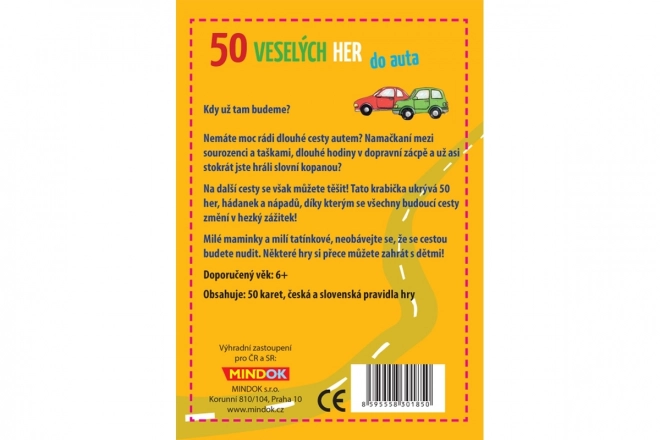 50 jeux amusants pour la voiture