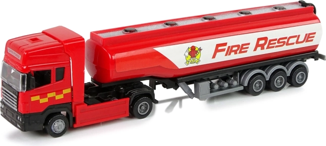 Citerne Camion de Pompiers Rouge 30 cm
