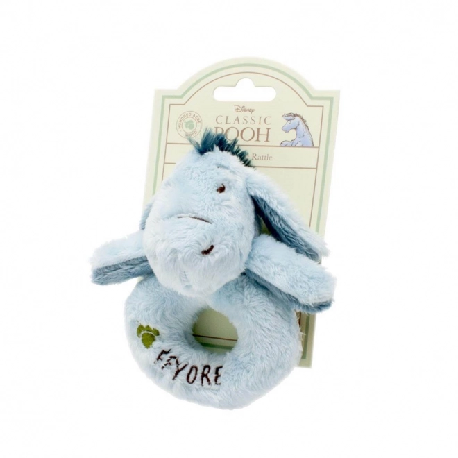 Hochet en peluche Arc-en-ciel Bourriquet
