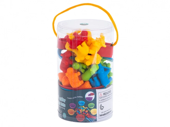Jeu montessori en bois Apprends à compter – Créatures marines