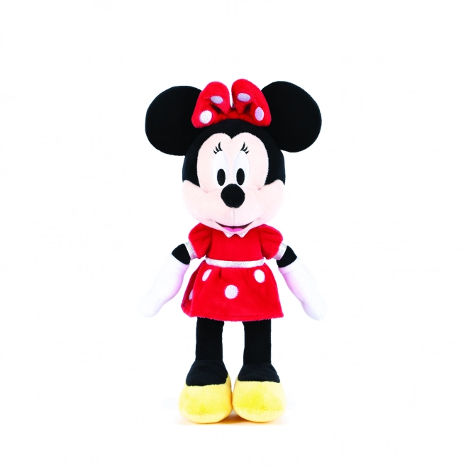 Peluche Minnie en robe rouge