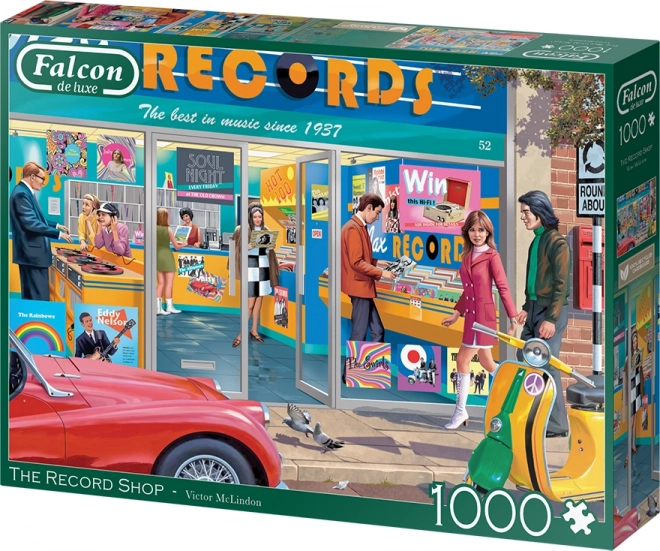 Puzzle Magasin de musique 1000 pièces