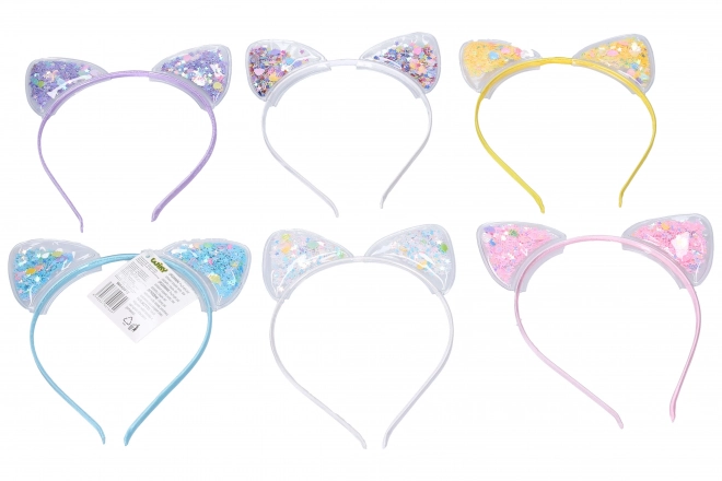 Bandeau avec ornement en forme d'oreilles