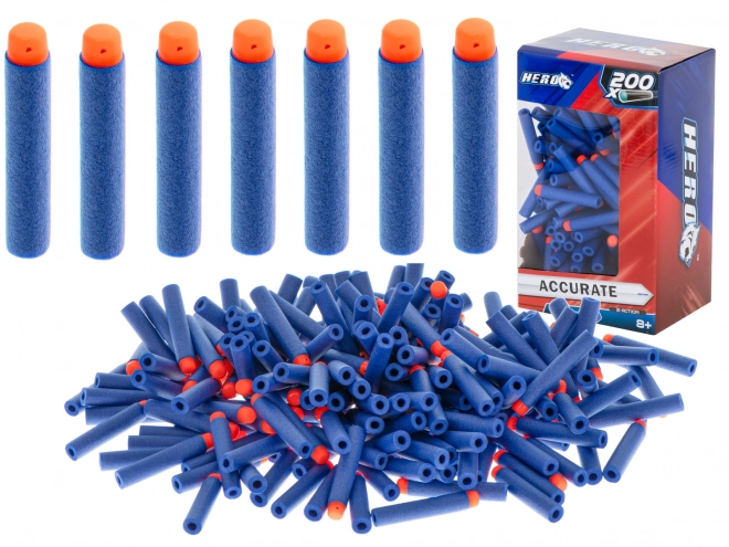Munitions de rechange compatibles avec NERF 7,2cm BOÎTE 200 pcs.