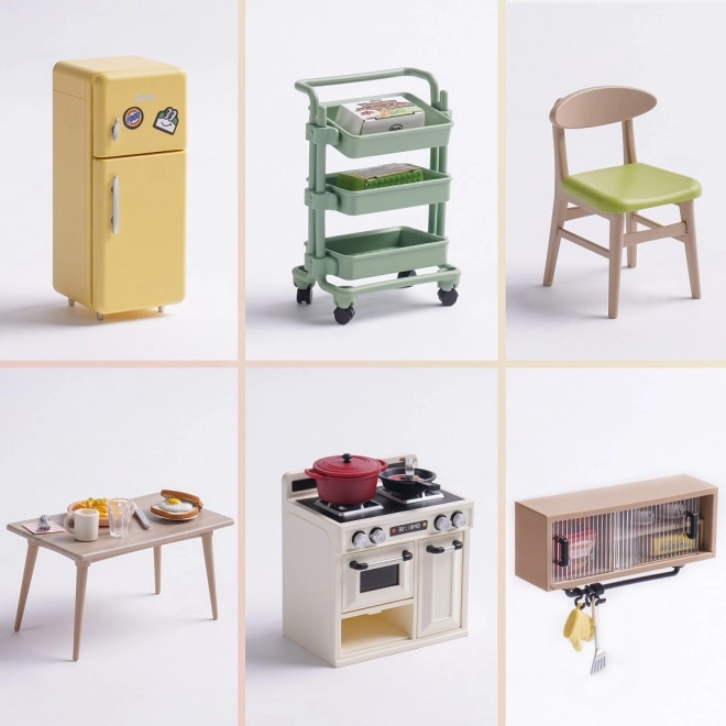 Miniature RoboTime Maison de Poupée Cuisine de Happy Meals