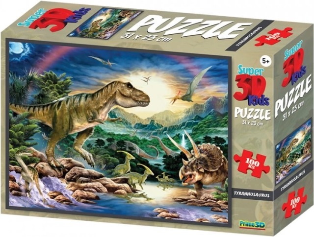Puzzle Tyrannosaurus 3D 100 pièces