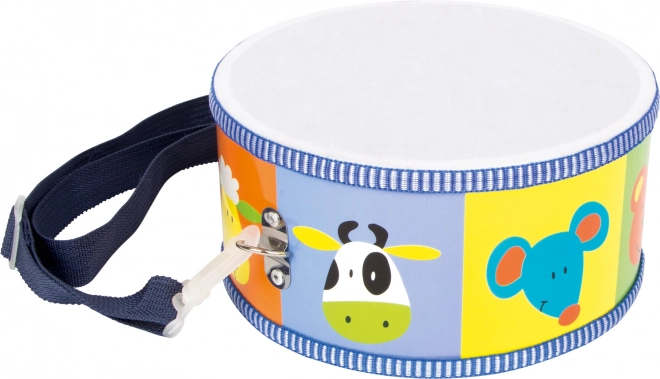 Instruments de musique en bois pour enfants Small Foot animaux tambour